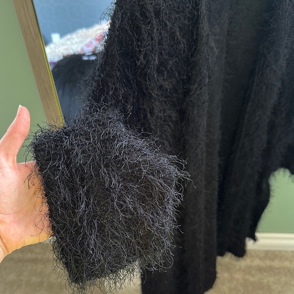 Picadilly Fashion Black Cardigan Sweater Classic Knit - Picture 3 of 4